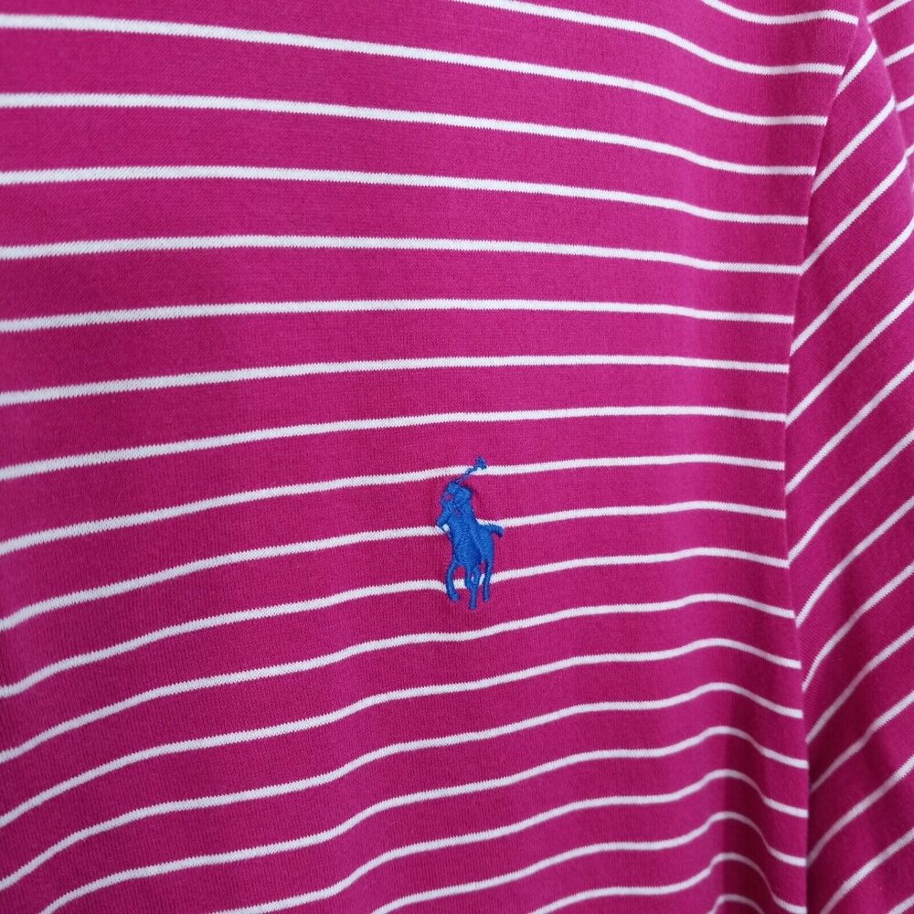 Polo Shirt Men's Medium Golf Ralph Lauren Summer Pima Cotton Pro Fit Pink - Picture 5 of 10